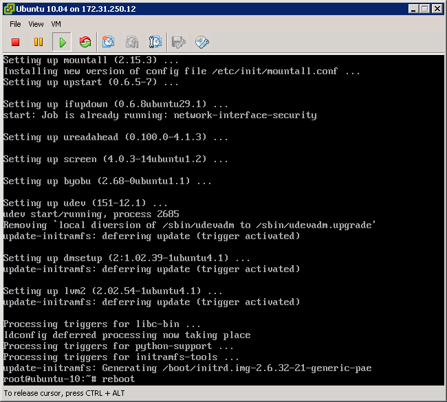 Linux Required Upgrade