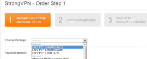 VPN Order Process