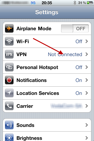 Setup iPhone VPN - Part 1